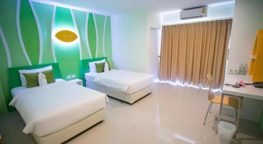 Bed in The Rice Hotel