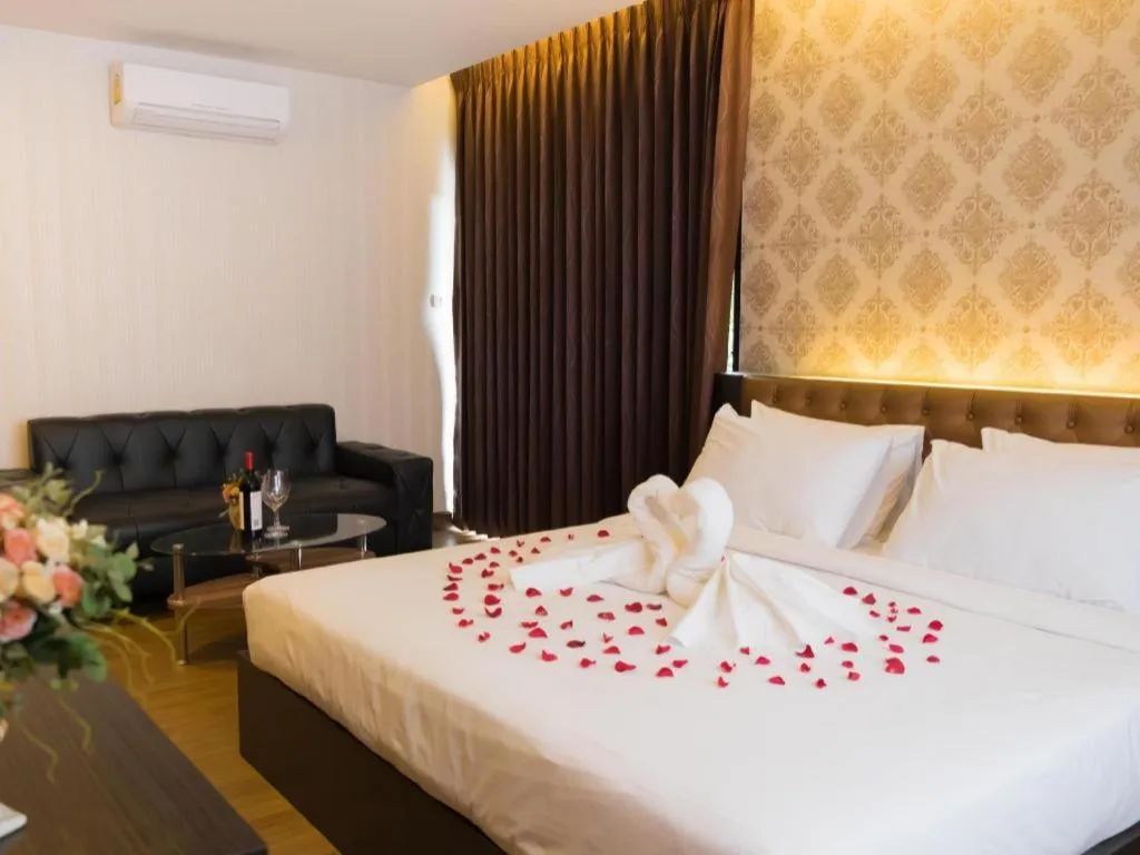 Bed in The Y Boutique Hotel