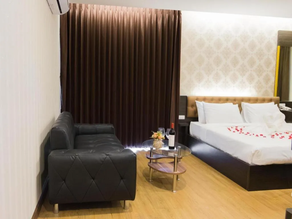 Bed in The Y Boutique Hotel