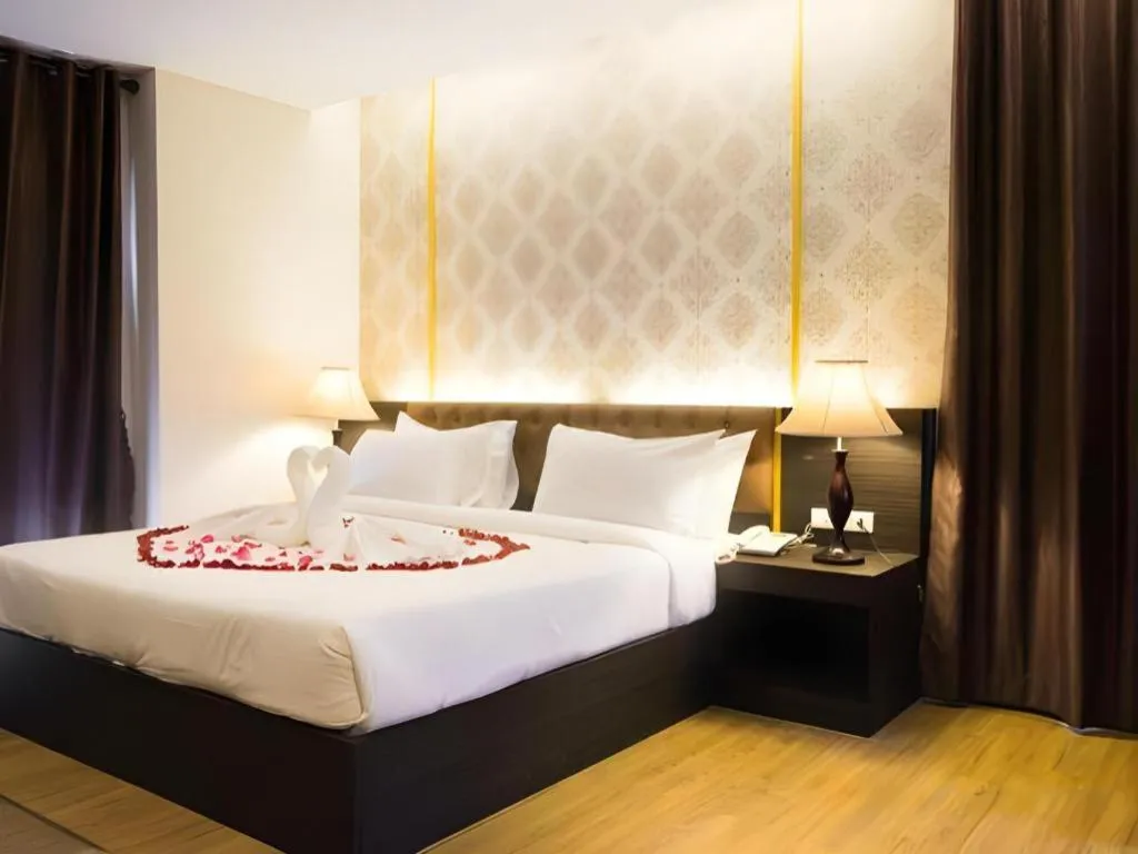 Bed in The Y Boutique Hotel