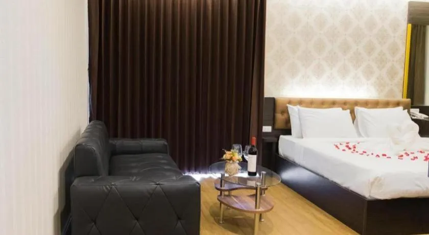 Bed in The Y Boutique Hotel