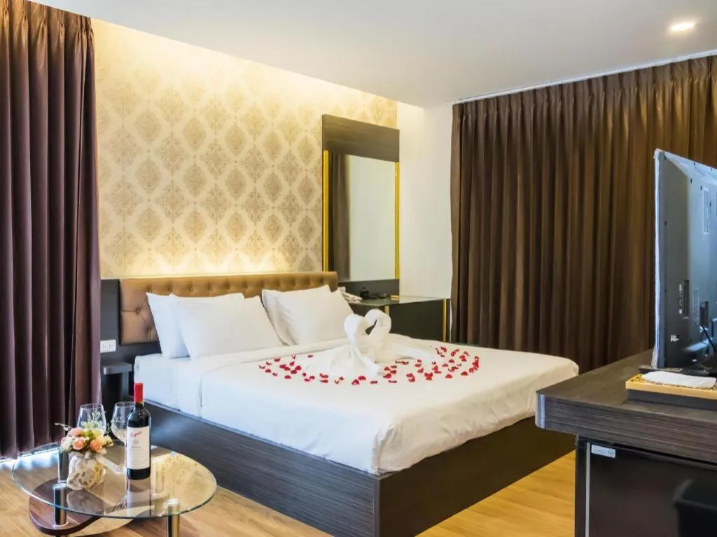 Bed in The Y Boutique Hotel