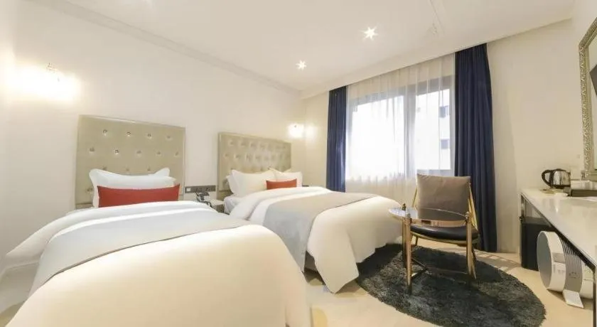 Bed in Daejeon Namoo Hotel