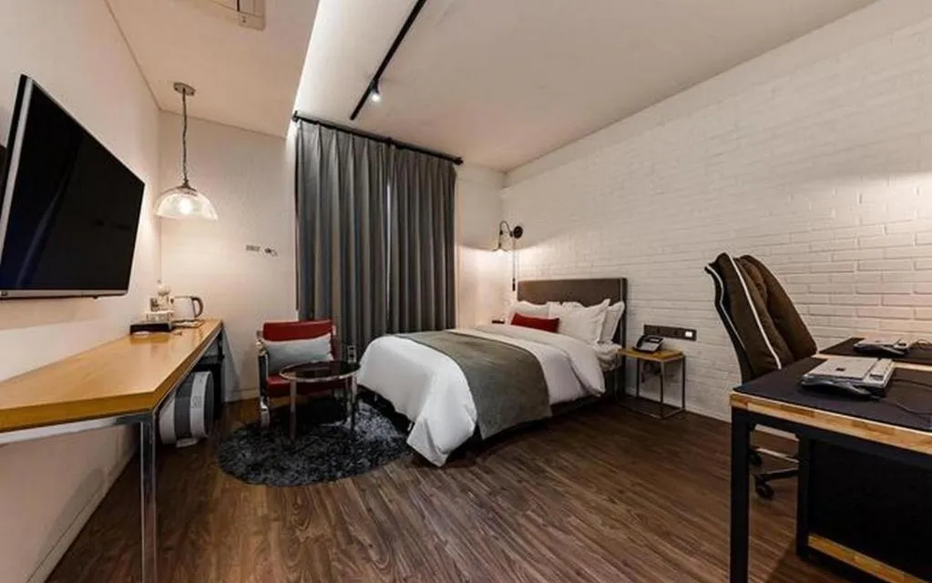 Bed in Daejeon Namoo Hotel