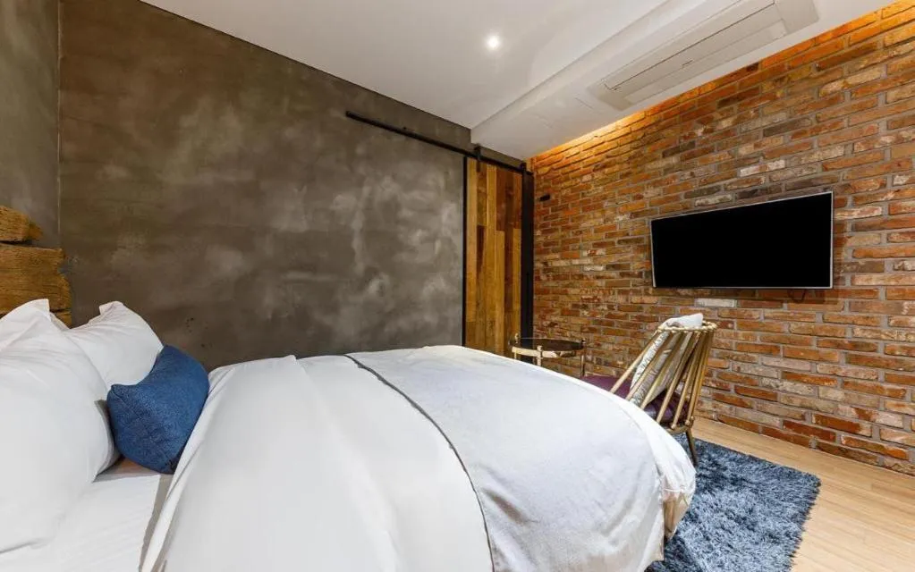 Bed in Daejeon Namoo Hotel