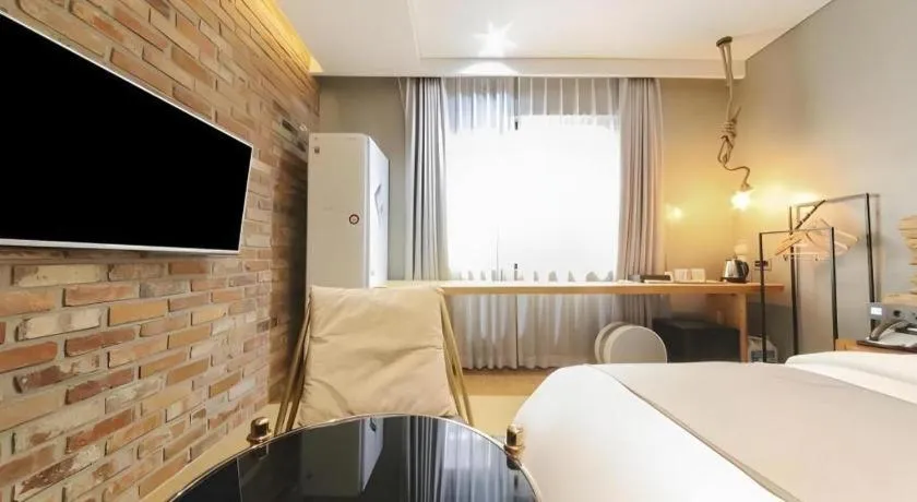 Bed in Daejeon Namoo Hotel