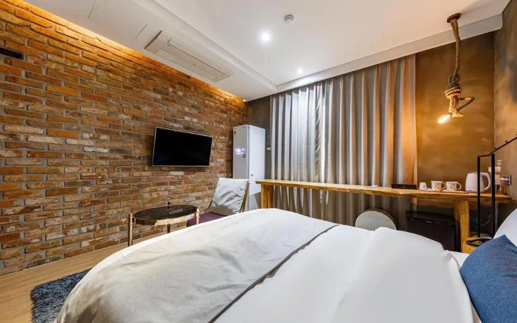 Bed in Daejeon Namoo Hotel