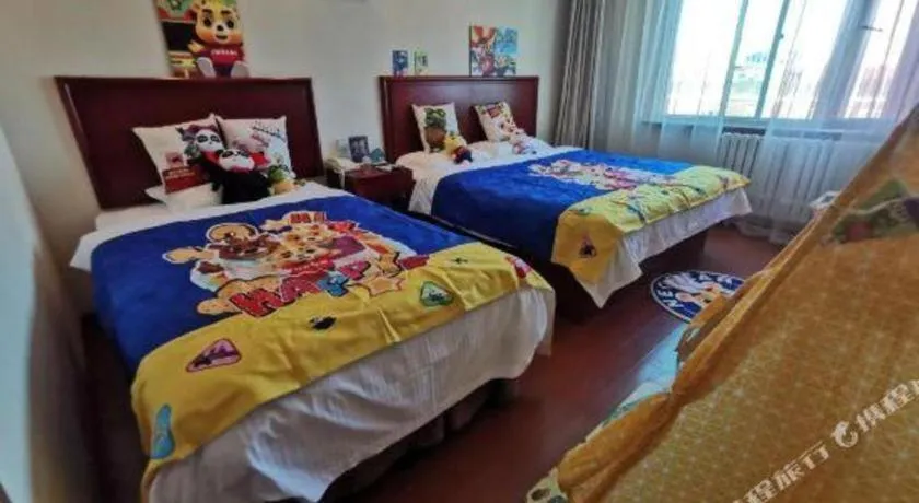 Bed in GreenTree Inn Beijing East Yizhuang District Second Kechuang Street Express Hotel