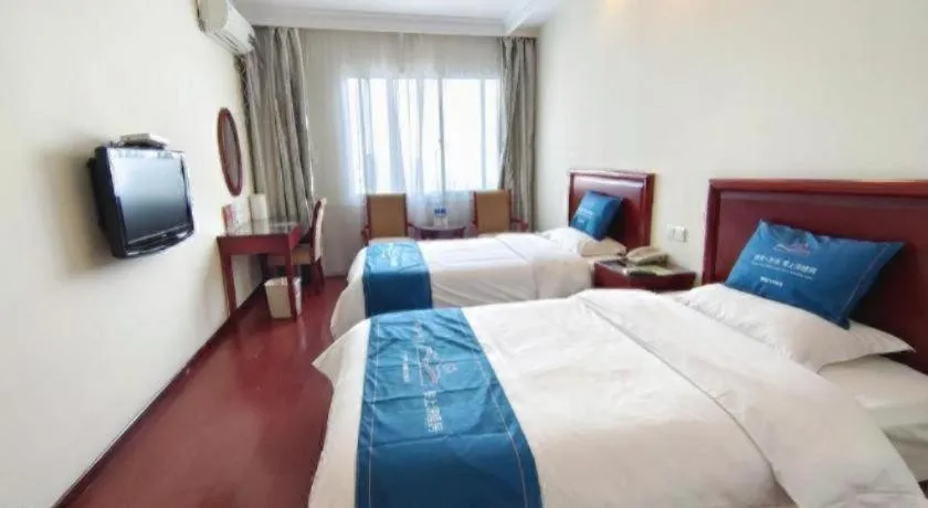 Bed in GreenTree Inn Jiangsu Suzhou Shi Road North Tongjing Road Subway Station Express Hotel