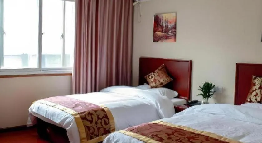Bed in GreenTree Inn Jiangsu Suzhou Shi Road North Tongjing Road Subway Station Express Hotel