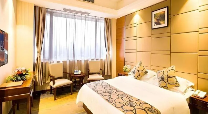 Bed in GreenTree Inn GuangDong JieYang Bus Terminal Station RongHua Avenue Business Hotel