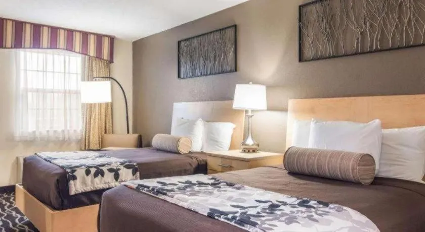 Bed in Americas Best Value Inn Alliance