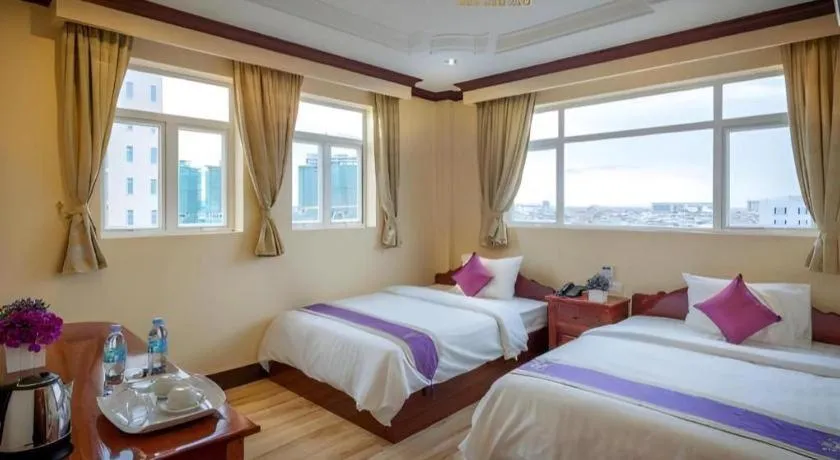 Bed in The Mou Hotel