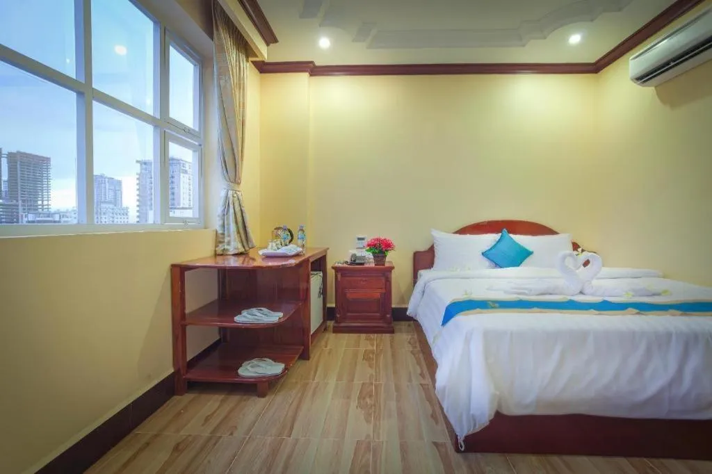 Bed in The Mou Hotel