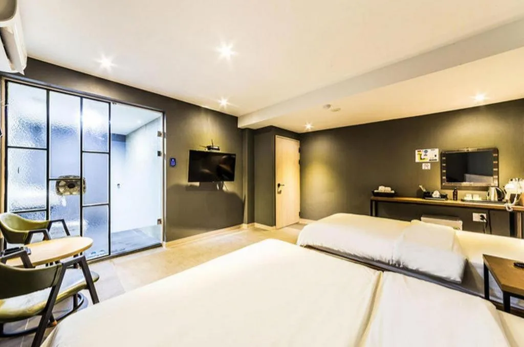 Bed in Hotel TreeShade Dongdaemun