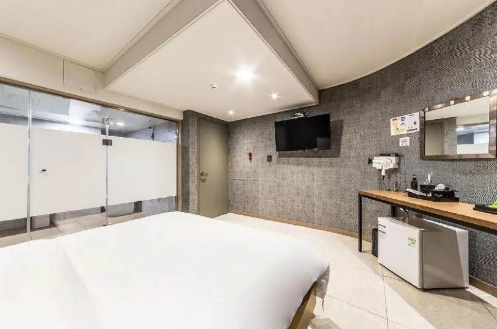 Bed in Hotel TreeShade Dongdaemun