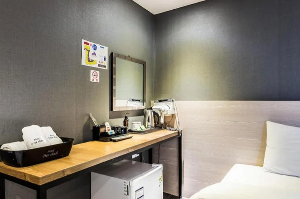 Bed in Hotel TreeShade Dongdaemun