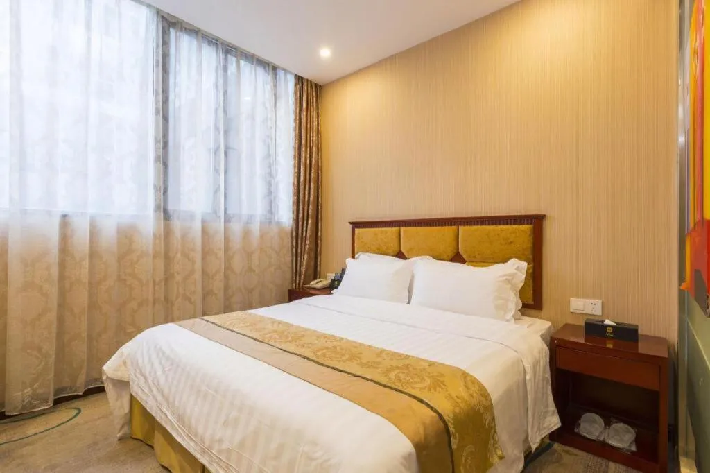 Bed in Junlai Hotel Pudong Airport Shanghai