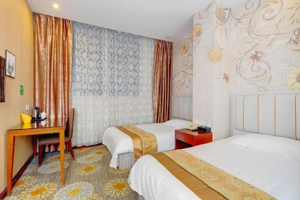 Bed in Junlai Hotel Pudong Airport Shanghai