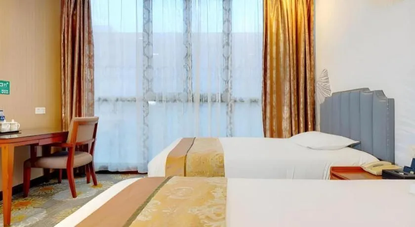 Bed in Junlai Hotel Pudong Airport Shanghai