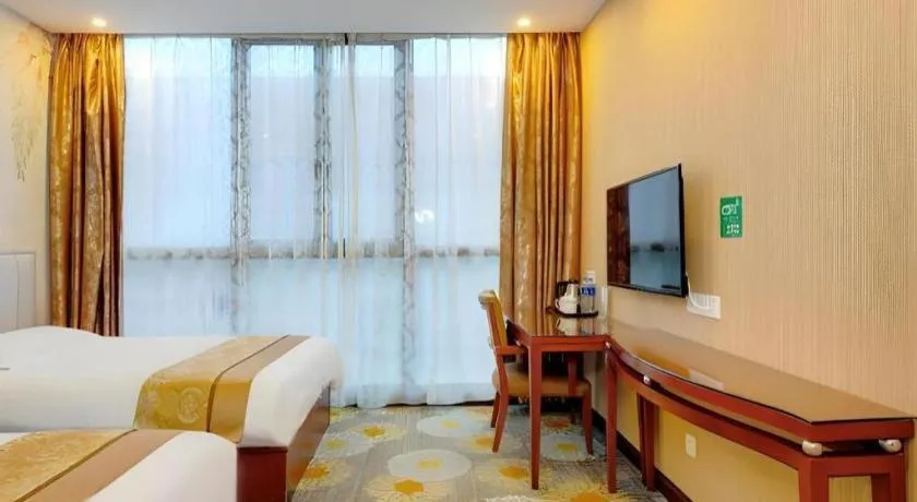 Bed in Junlai Hotel Pudong Airport Shanghai