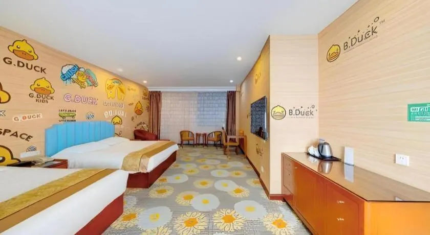 Bed in Junlai Hotel Pudong Airport Shanghai