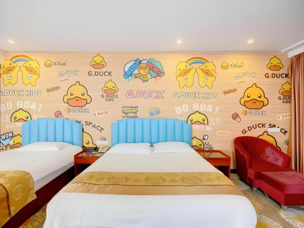 Bed in Junlai Hotel Pudong Airport Shanghai