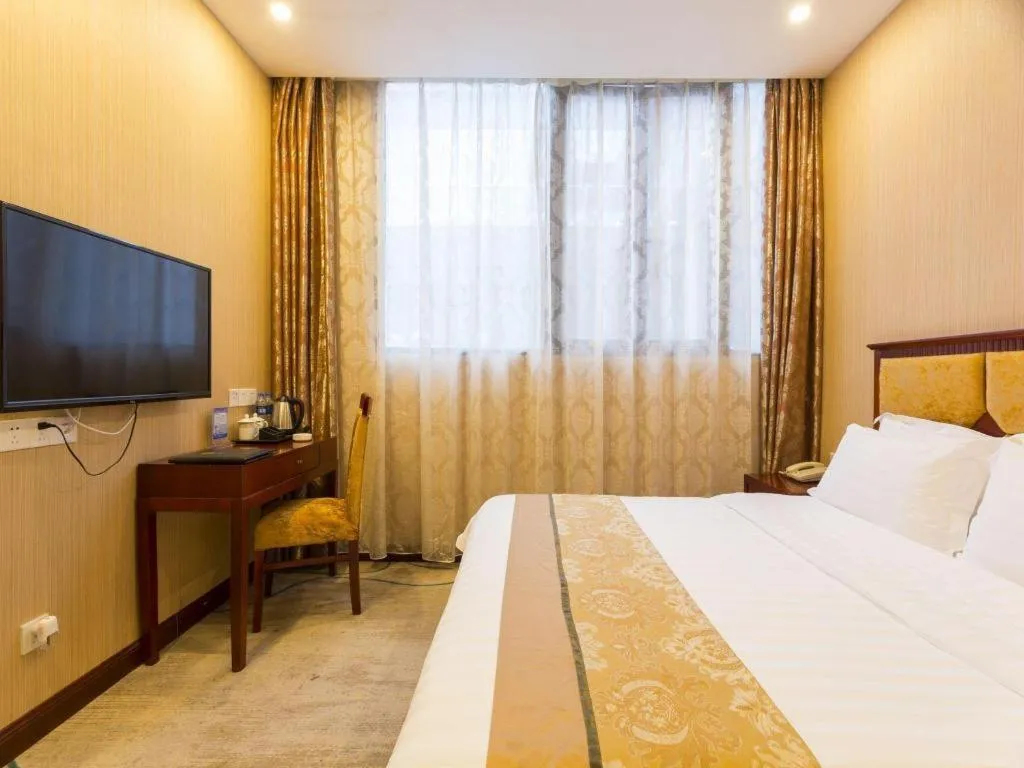 Bed in Junlai Hotel Pudong Airport Shanghai