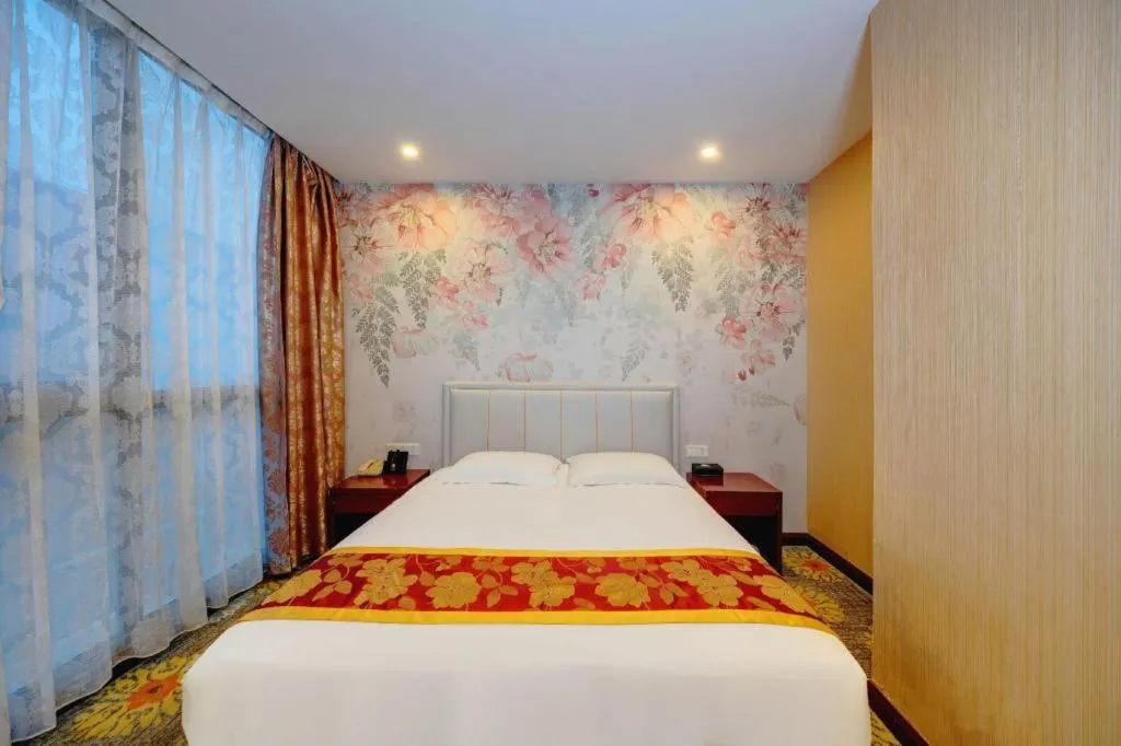 Bed in Junlai Hotel Pudong Airport Shanghai