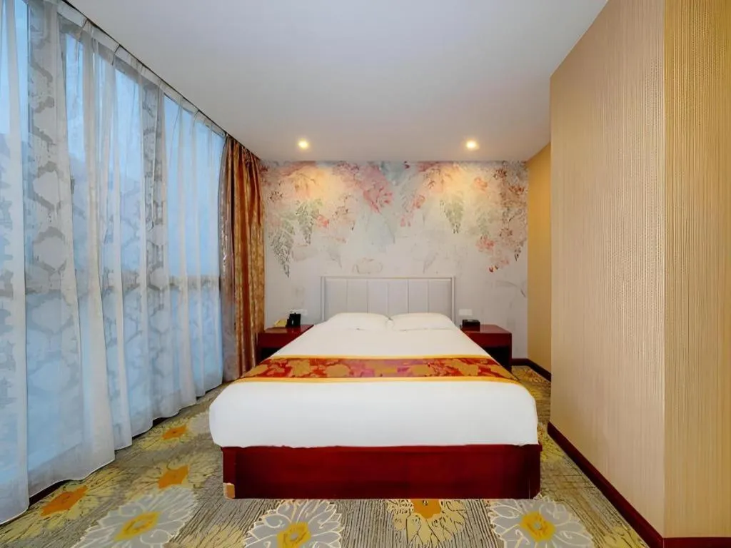 Bed in Junlai Hotel Pudong Airport Shanghai