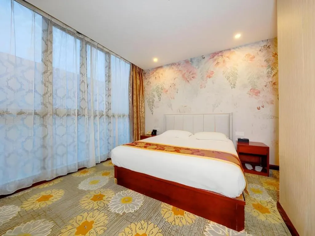 Bed in Junlai Hotel Pudong Airport Shanghai