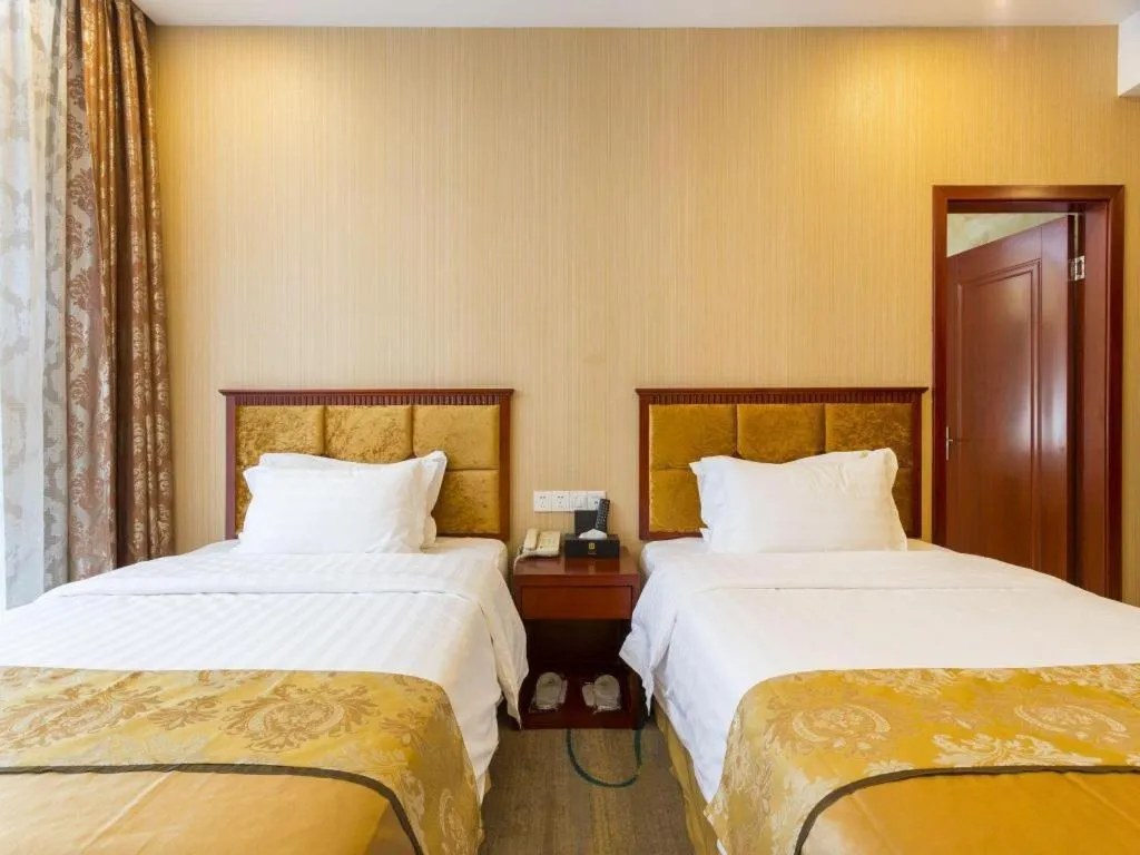 Bed in Junlai Hotel Pudong Airport Shanghai