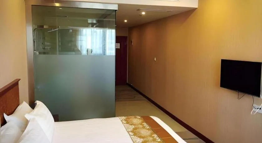 Bed in Junlai Hotel Pudong Airport Shanghai