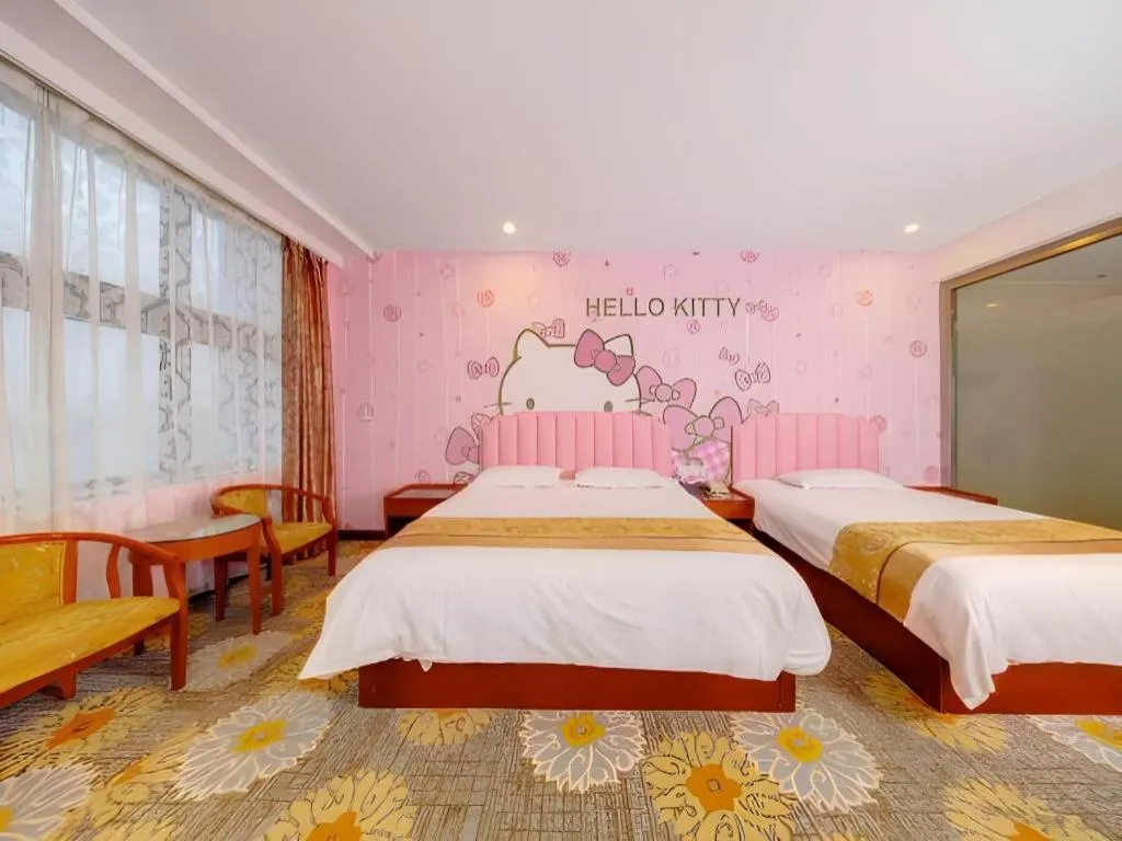 Bed in Junlai Hotel Pudong Airport Shanghai