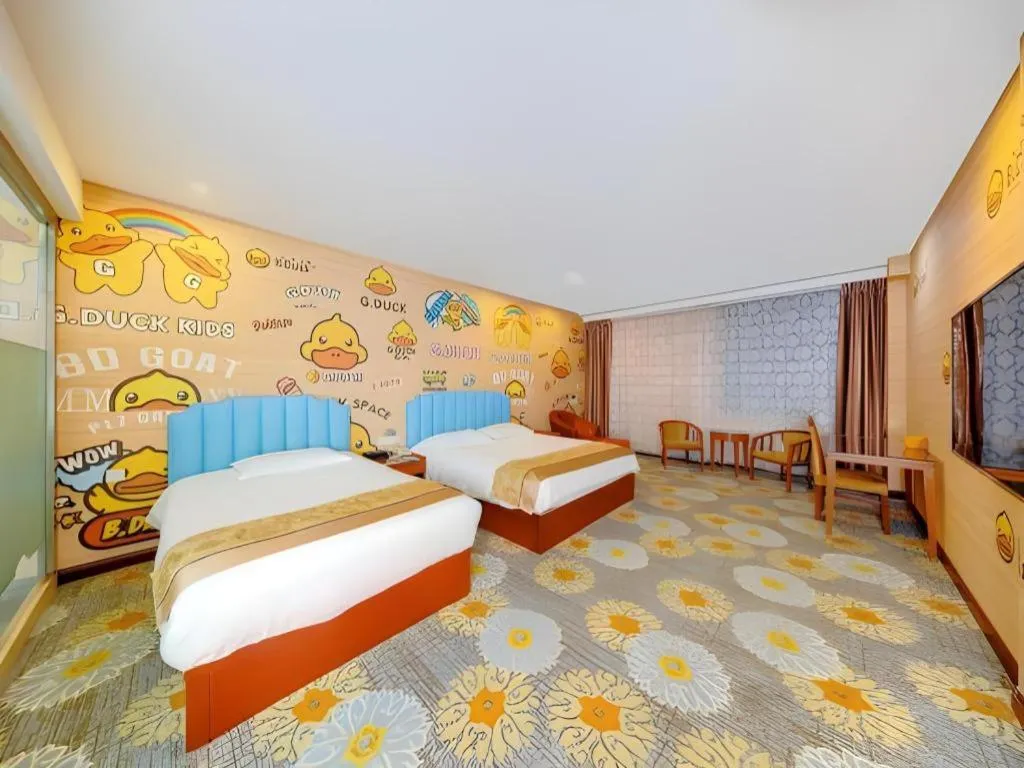 Bed in Junlai Hotel Pudong Airport Shanghai