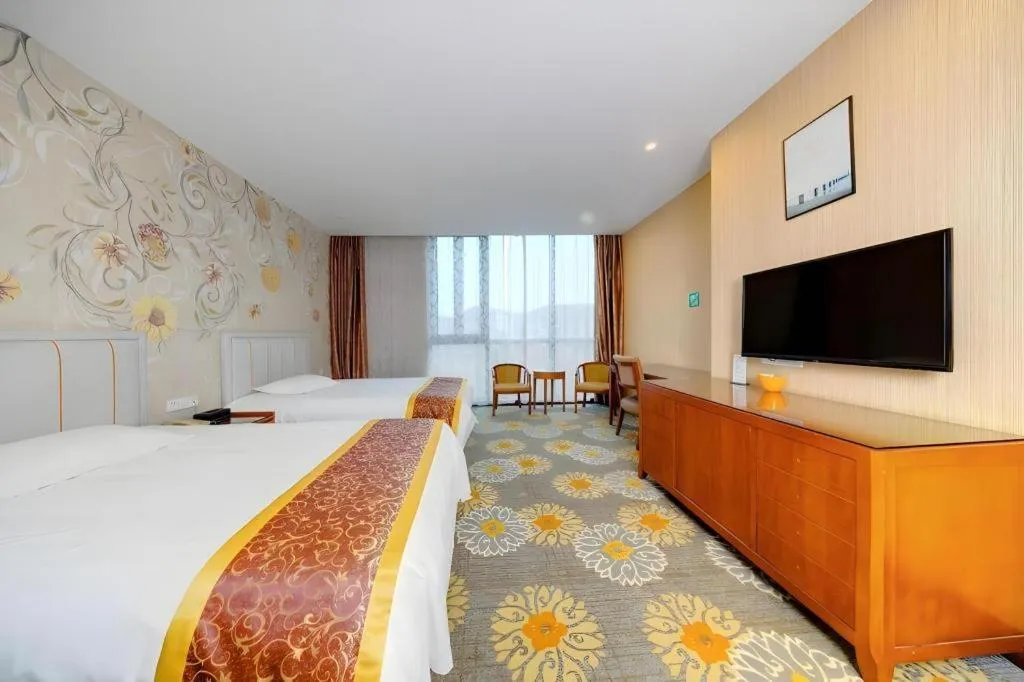 Bed in Junlai Hotel Pudong Airport Shanghai