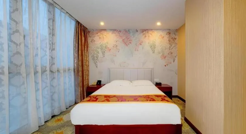 Bed in Junlai Hotel Pudong Airport Shanghai