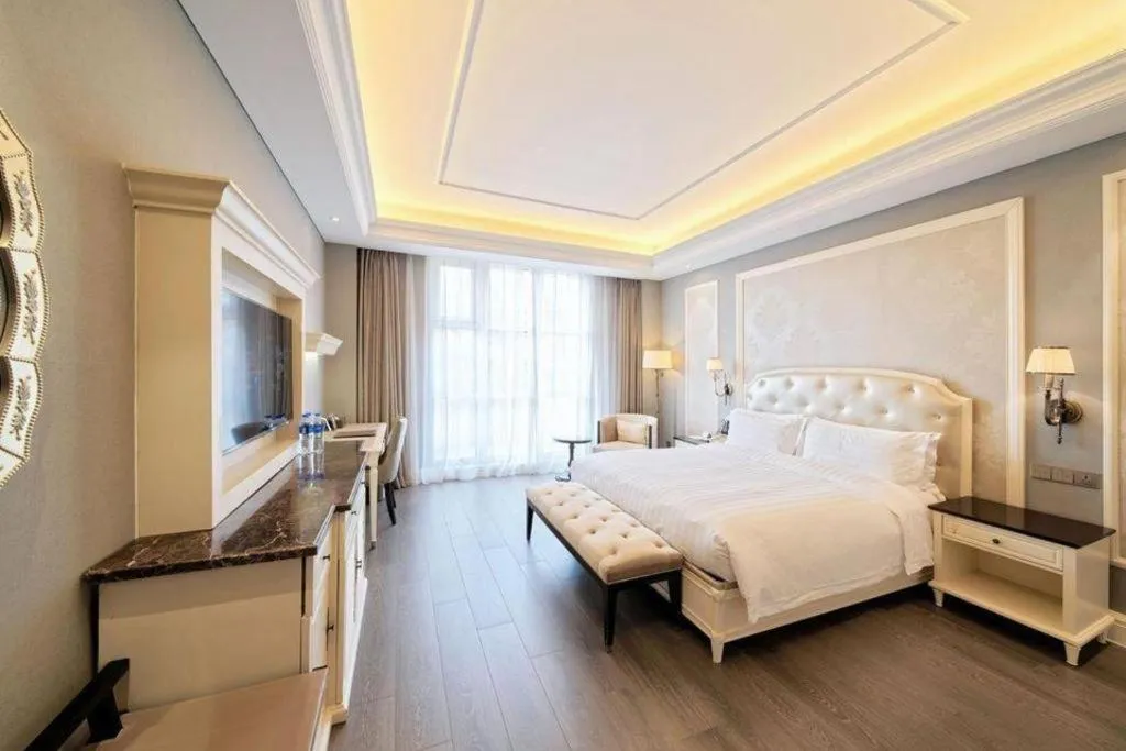 Bed in Yin Run Jin Jiang Castle Hotel