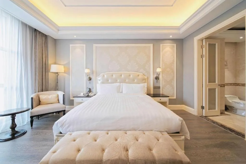 Bed in Yin Run Jin Jiang Castle Hotel