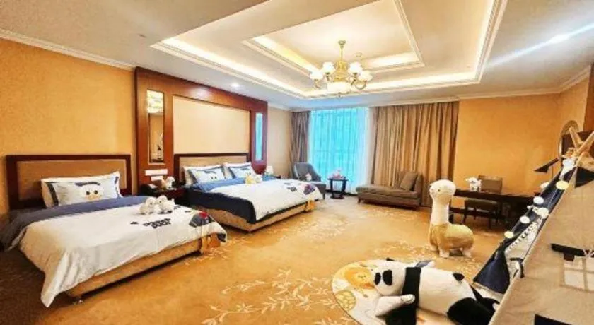 Bed in Urumqi Tianyuan Hotel