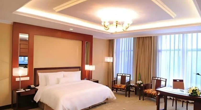 Bed in Urumqi Tianyuan Hotel