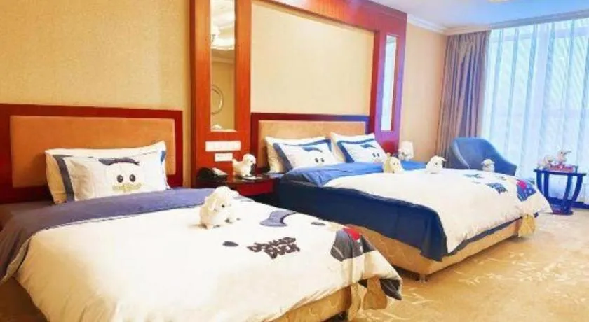 Bed in Urumqi Tianyuan Hotel