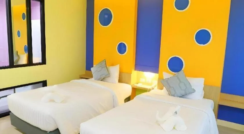 Bed in Na Tubthieng Boutique Resort Trang