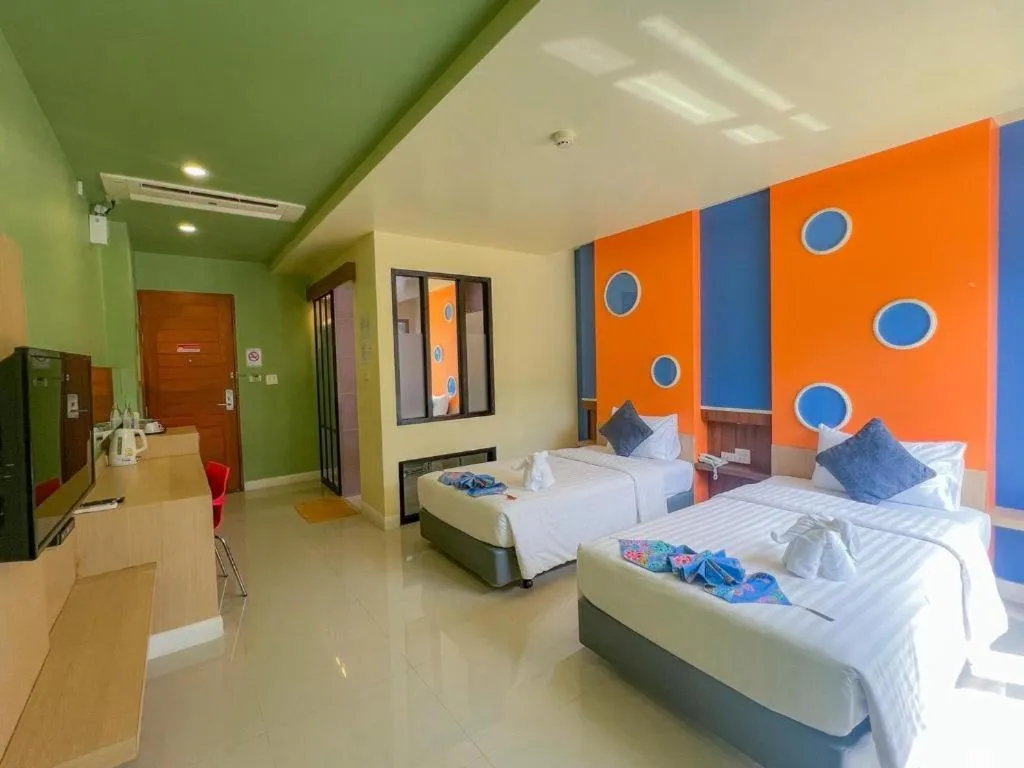Bed in Na Tubthieng Boutique Resort Trang