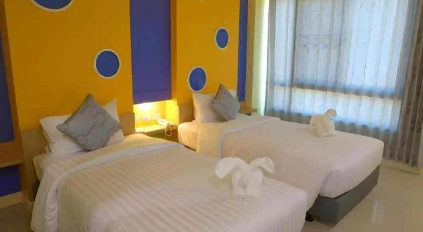 Bed in Na Tubthieng Boutique Resort Trang