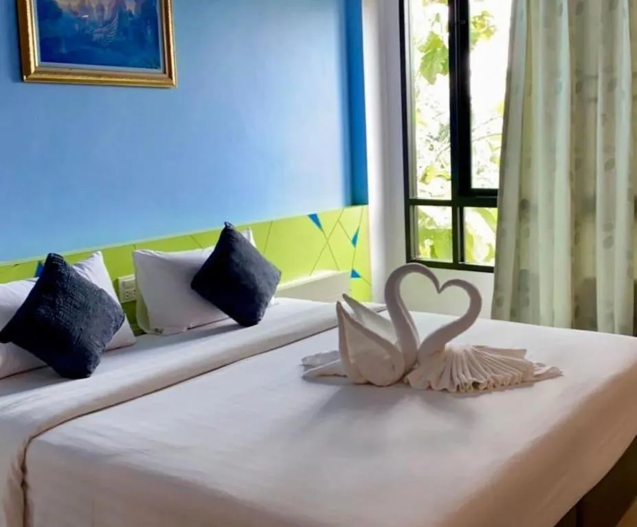 Bed in Na Tubthieng Boutique Resort Trang