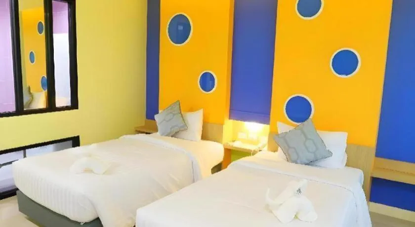 Bed in Na Tubthieng Boutique Resort Trang