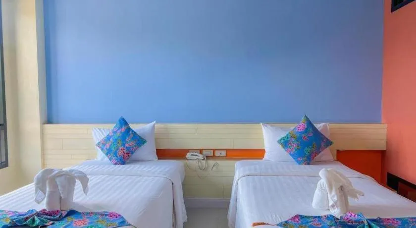 Bed in Na Tubthieng Boutique Resort Trang