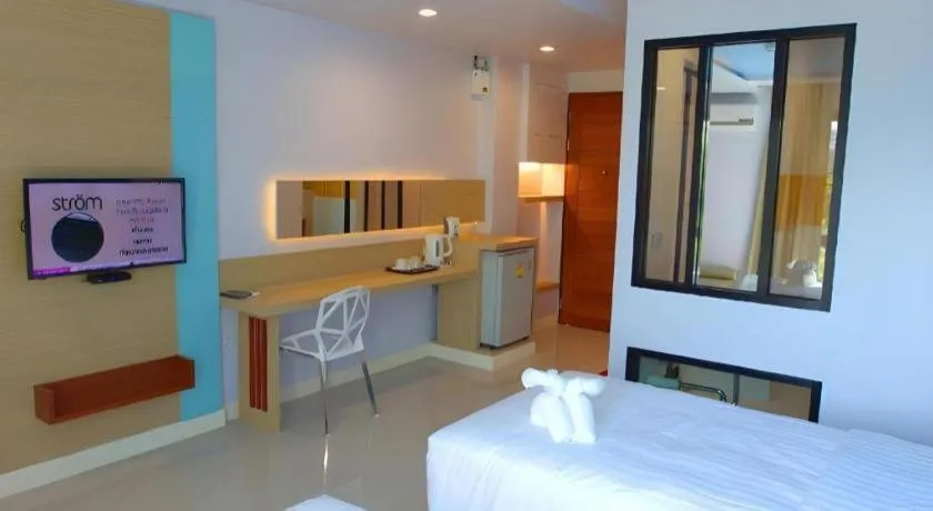 Bed in Na Tubthieng Boutique Resort Trang