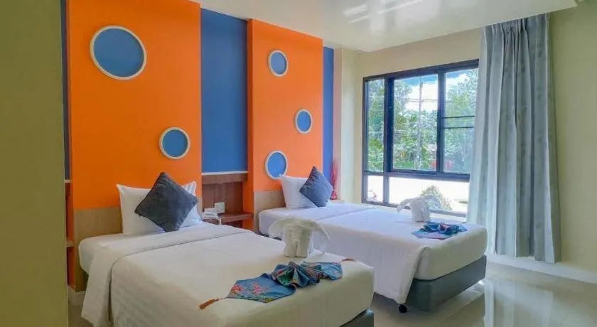 Bed in Na Tubthieng Boutique Resort Trang